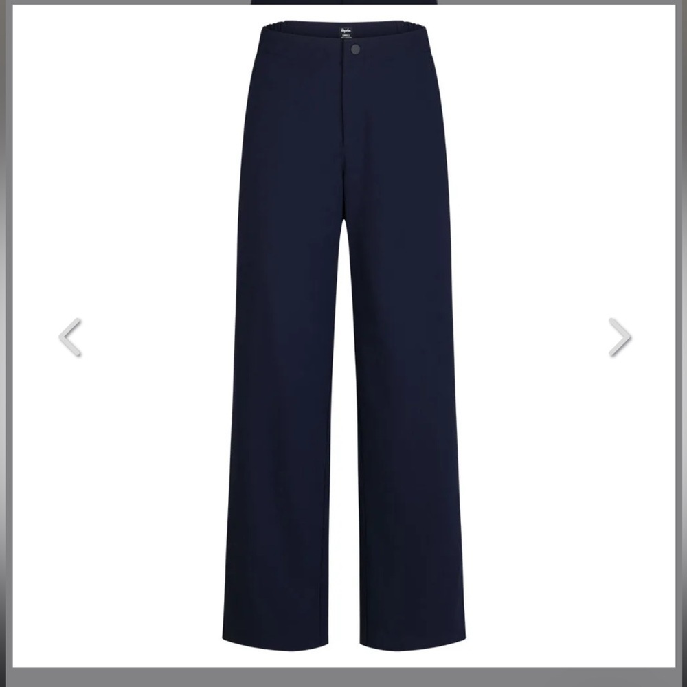 NWT Rapha Women’s High Waisted Tech Pant in Navy Blue. Size Large. Retail $175.